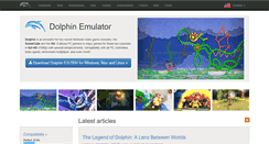 Desktop Screenshot of dolphin-emu.org