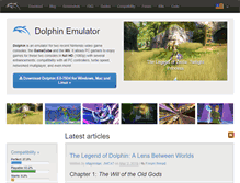 Tablet Screenshot of dolphin-emu.org